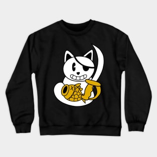 Pirate Cat's Sword Crewneck Sweatshirt